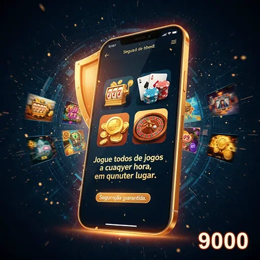Imagem do site 9000 mostrando serviços VIP para cassino online, com destaque para jogos e promoções exclusivas.