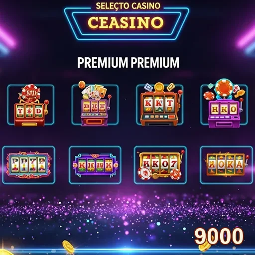Seleção premium de jogos de cassino no site 9000, com diversas opções emocionantes.